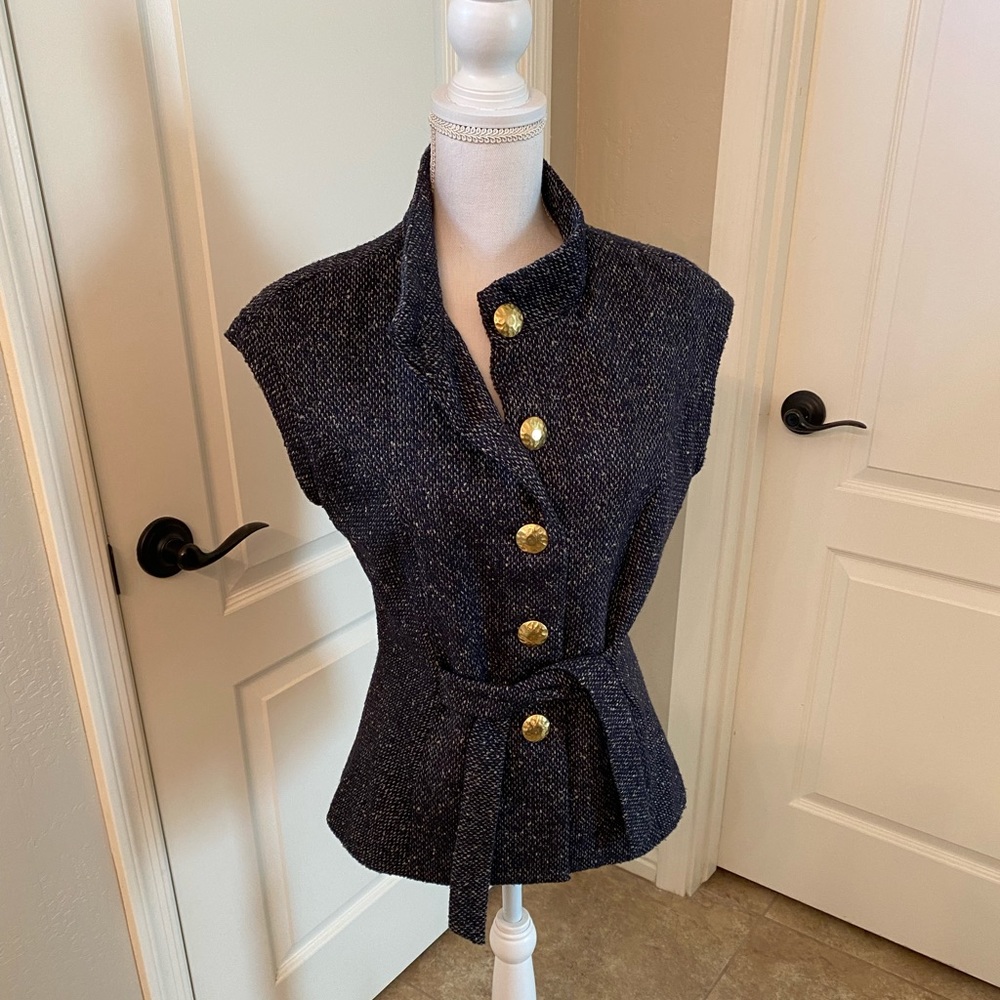 CAbi Navy Blue Vest